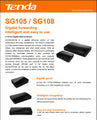 SG108 | Tenda 8 Port gigabit Ethernet Switch Hub