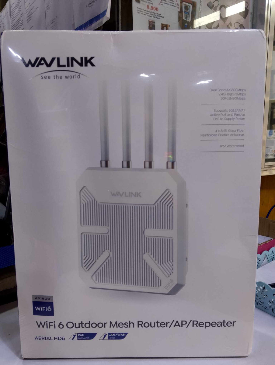 WAVLINK WiFi6 Outdoor Access Point, Dual Band 2.4G+5G AX1800 – BUY