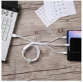 BISEN BU168 3 in 1 Quick Charging Usb Data Cable 2.4A Super Fast Charge For Micro/Type-C/iPh