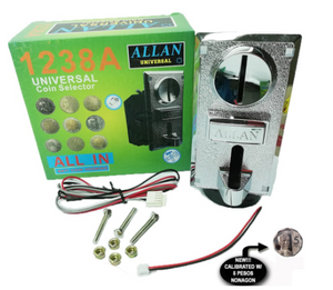 ALLAN UNIVERSAL COINSLOT 1, 5, 10 OLD AND NEW