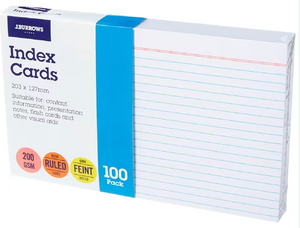 INDEX CARD ( per sheet )