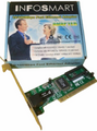 INFOSMART PCI Ethernet Lan Card 10/100Mbps INFOSMART
