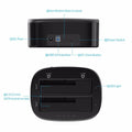 ORICO HDD Clone Docking Station USB 3.0 to SATA 3.0 Dual Bay Hard Drive Docking Station for 2.5/3.5 inch HDD SSD Case for PC