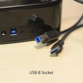 ORICO HDD Clone Docking Station USB 3.0 to SATA 3.0 Dual Bay Hard Drive Docking Station for 2.5/3.5 inch HDD SSD Case for PC