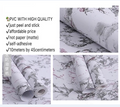 10M*45CM PVC Self adhesive Waterproof Light Color Wallpaper Fabric Safety Home Decor Wall Covering For Living Room Bedroom Background Wall Stickers