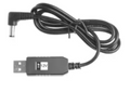 1M USB DC 5V To 9V/12V 2.1x5.5mm Right Angle Male Step Up Adapter Cable For Router