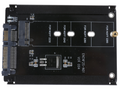 Black Metal Case Cy Bm Socket 2 M.2 Ngff Sata Ssd To 2.5 Sata Adapter For 2230/2242/2260/2280mm M2 Solid State drive