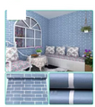 10M*45CM PVC Self adhesive Waterproof Brick Wall Wallpaper Home Decor Wall Covering For Living Room Bedroom Background Wall Stickers