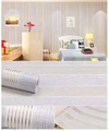 10M*45CM PVC Self Adhesive Gold Stripes Design Wallpaper Home Decor Sticker