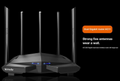 Tenda AC11 Gigabit Dual-Band AC1200 Wireless Router Wifi Repeater with 5*6dBi High Gain Antennas Wider Coverage, Easy setup or Google Translate to eng Version