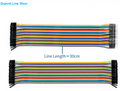 DUPONT WIRE 30CM male to male 40pcs