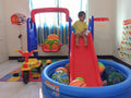 3in1 Slide Swing with basketball ring playground set