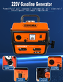 Oshima 2 Horse Power Double Cylinder Portable Gasoline Generator Ship Machine Garden MachineEngineering Machinery OS1000