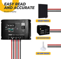 PWM Solar Charge Controller 12V/24V Battery Regulator Solar Panel Controller LCD Display