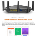 Tenda AC11 Gigabit Dual-Band AC1200 Wireless Router Wifi Repeater with 5*6dBi High Gain Antennas Wider Coverage, Easy setup or Google Translate to eng Version