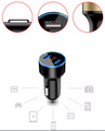Original Dual Ports 3.1A 12V/24V Dual USB Car Charger Digital Display For iPhone X 8 7 Xiaomi Samsung Fast Charging Voltage Monitoring Universal