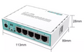 Mikrotik RB750 HEX 5-port Gigabit Ethernet, Dual Core 880MHz CPU, 256MB RAM, USB, Bandwidth Management Router - RB750Gr3 | Best for Medium Scale PISOWIFI Wireless Hotspot System, Point to Point P2P Business and PPPOE setup | Dual ISP Load Balancing Server