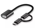 2in1 OTG USB Cable Adapter Micro USB/ Type C To USB Converter Cable
