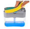 2 in 1 Soap Pump Dispenser & Sponge Holder for Dish Soap and Sponge