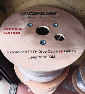 Galvanized Drop Cable 2core 1km comlink