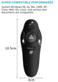 RF 2.4GHz Wireless Presenter Remote Presentation USB Control PowerPoint PPT Clicker With AAA Battery