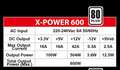 XIGMATEK X-POWER 600W 80+ Power Supply