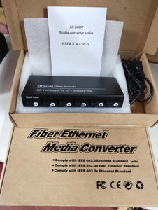 FIBER SWITCH NON GIGA 6PORTS