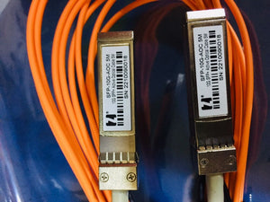 10g Active AOC Optical Cable SFP+ Stacking Line Direct Link High Speed Transmission Compatible with Cisco Huawe 5 METERS