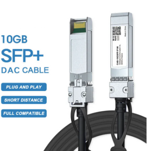 10G SFP+ Twinax Cable, Direct Attach Copper(DAC) Passive Cable, 0.5-10M, for Cisco,Huawei,MikroTik,HP,Intel...Etc Switch ( 1 Meter )