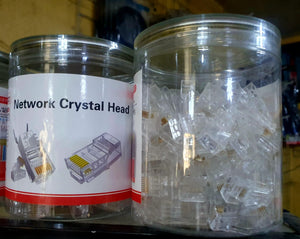 RJ45 PASSTHROUGH 1 BOX (100pcs) CAT6