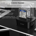 ORICO HDD Clone Docking Station USB 3.0 to SATA 3.0 Dual Bay Hard Drive Docking Station for 2.5/3.5 inch HDD SSD Case for PC