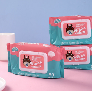 BABY WIPES (RUNBEIER) 80pcs /pack ( Non-Alcohol wet wipe )