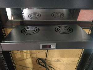 Rack Mount Fan - 2 Fan Server Cooling System - 1U 19