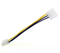 4Pin CPU Power supply to IDE Port Extension Cord Desktop 4 pin ATX 12V P4 Power Male to Molex male Connector Cable 20cm