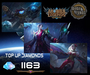 MOBILE LEGENDS : BANG BANG 1163 DIAMONDS