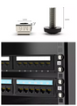 AMPCOM 1pc M6 x 16mm Rack Mount Cage Nuts, Screws and Washers for Rack Mount Server Cabinet, Rack Mount Server Shelves, Routers