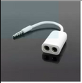 B-F 3.5mm Dual Jack Earphone Splitter Adapter For Samsumg iPhone Phone Laptop Tablet MP3 Player Audio Devices