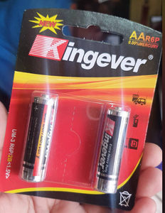 Kingever Double A Battery 2 pcs
