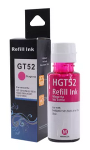 GT52 Refill HP Ink magenta Dye Ink Compatible for HP Deskjet GT5810 GT5820 - 70ml