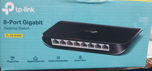 TP LINK 8 PORTS SWITCH HUB 1000MBPS⁸