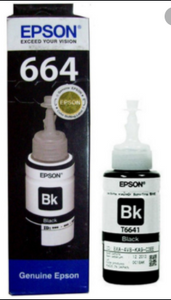 EPSON T664 GENUINE INK BLACK (70ml)