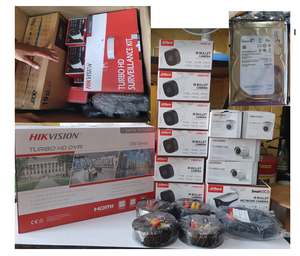 4 CHANNEL HIKVISION/ DAHUA cctv+18.5