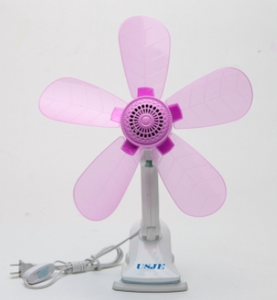 Portable Clip Fan 5 Blade (pink color)