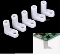 10 pcs fixed plastic PCB mounting feet 20mm L type feet with Screws
