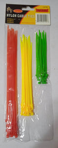 Cable Tie 3x200mm(20pcs red)3x150mm(20pcs yellow)3x100mm(20pcs green)