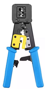 RJ45 Passthrough Crimper Heavy Duty Blue