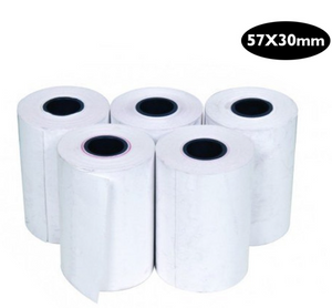 57mm*30mm Thermal Paper  5 rolls (white)
