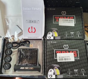 CAR Tire Pressure Monitoring System With 4 External Sensors