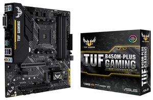 Asus TUF B450M Plus Motherboard Socket Am4 Ddr4, Asus TUF B450 M , Gaming Motherboard, Overclock Motherboard for AMD Ryzen Processor and Athlon Proci, Compatible with Windows 10, Game Boost Computer Motherboard, Desktop MOBO